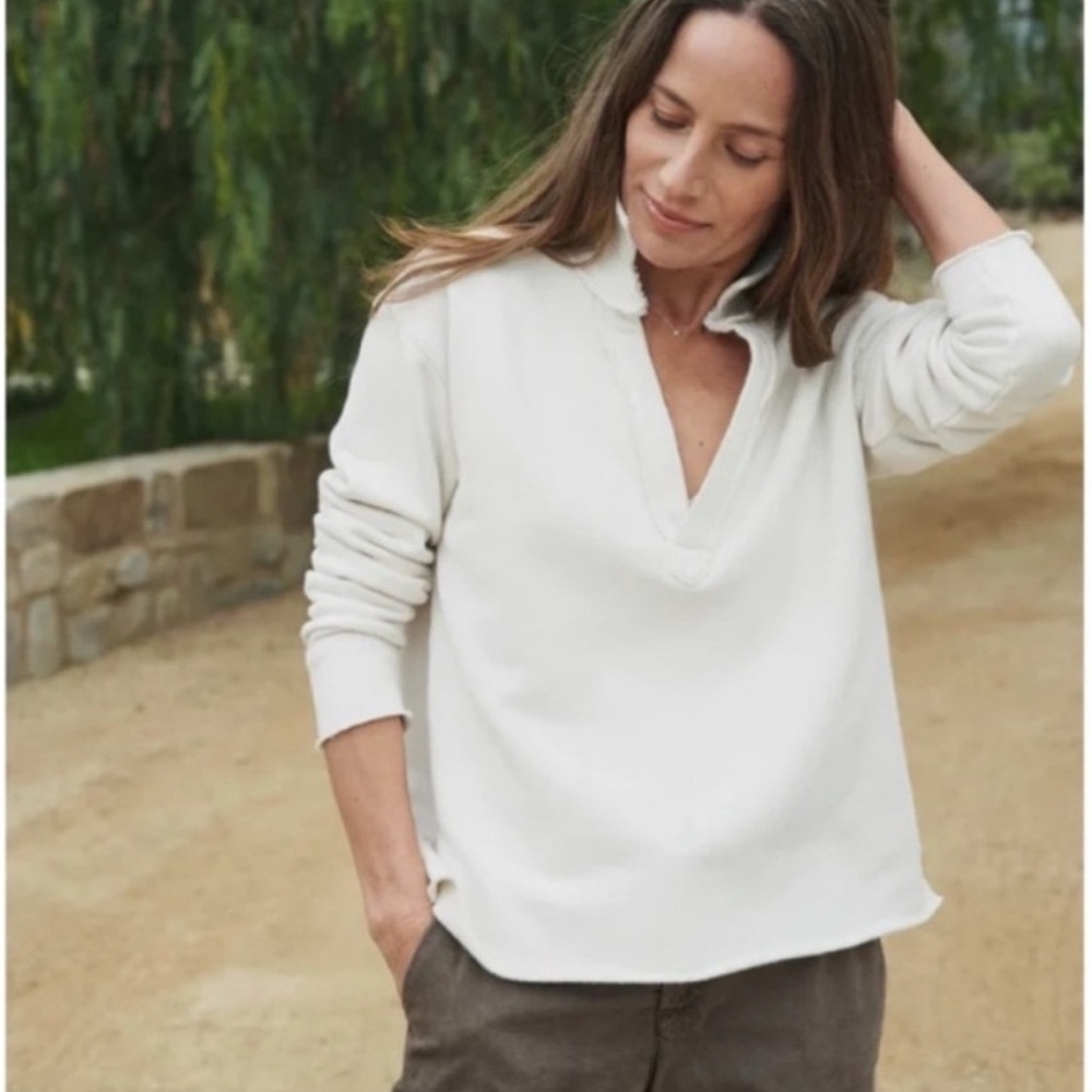 Frank & Eileen Patrick Popover Henley 
Fleece